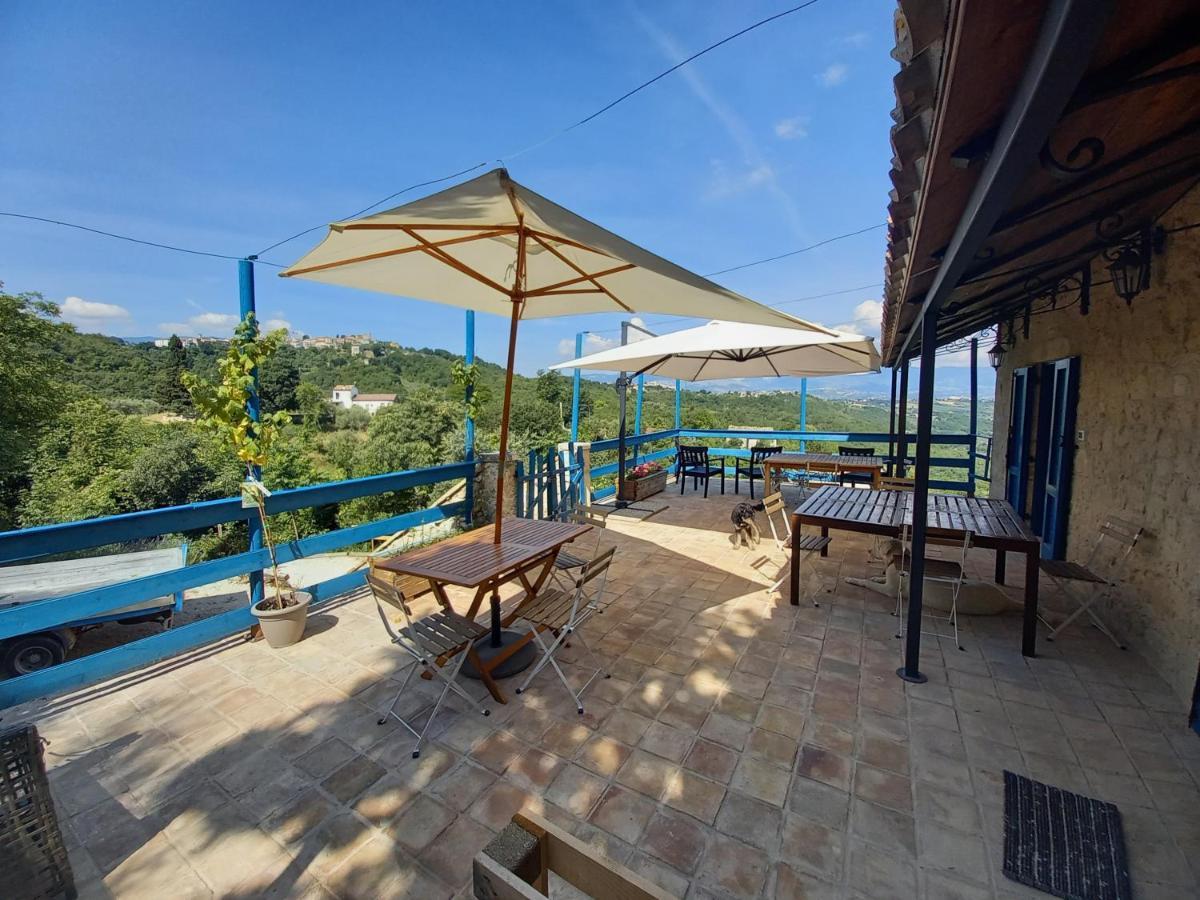 La Casa Dalle Finestre Blu 아바테지오 외부 사진